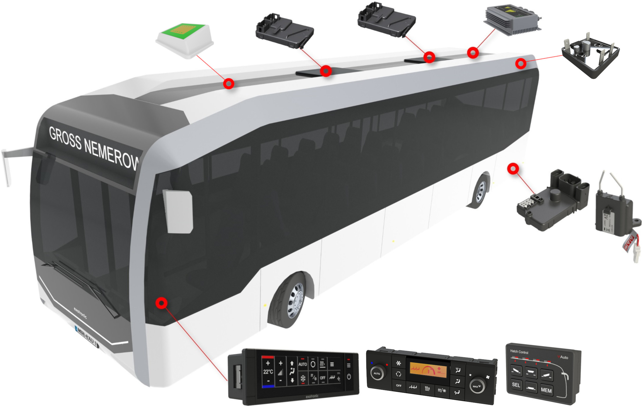 Exotronic Products on Buses